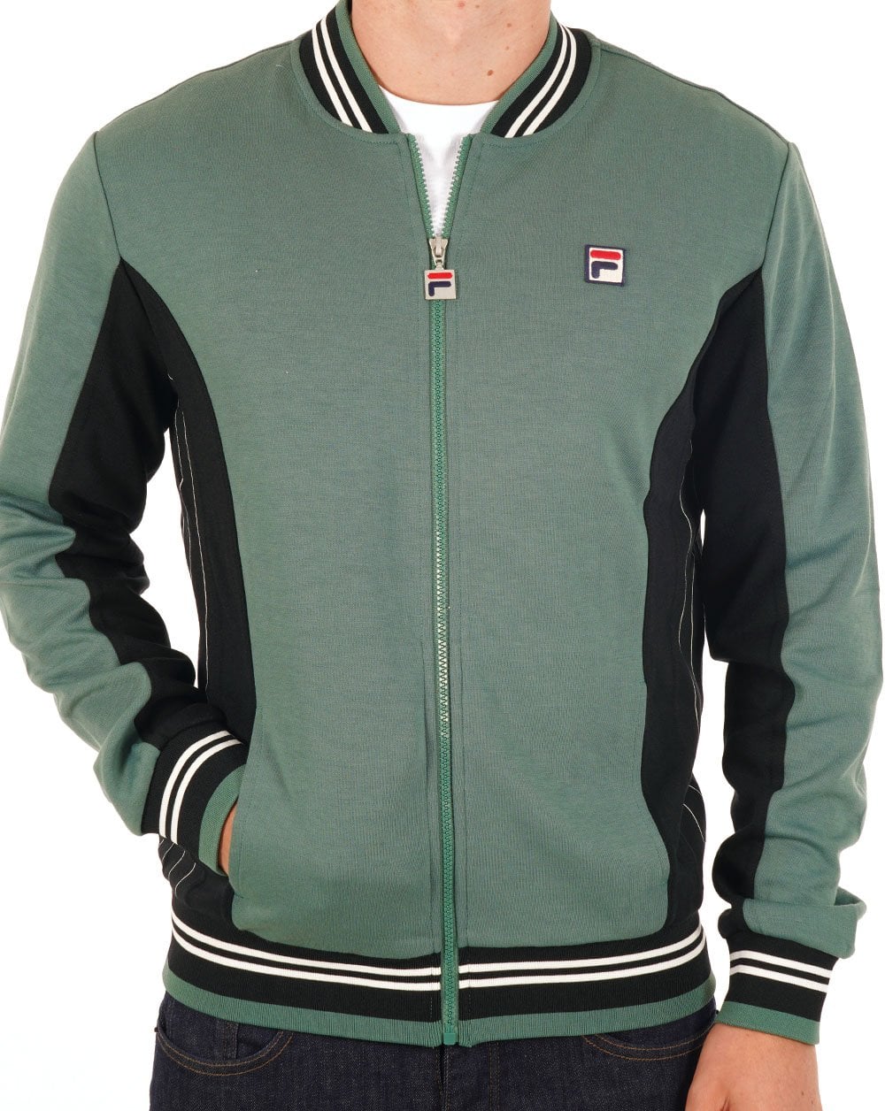 Fila Vintage Mk1 Settanta Track Top Dark Forest/Black