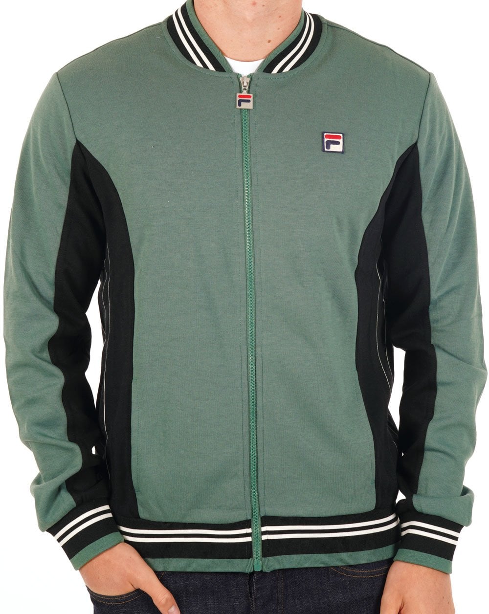Fila Vintage Mk1 Settanta Track Top Dark Forest/Black