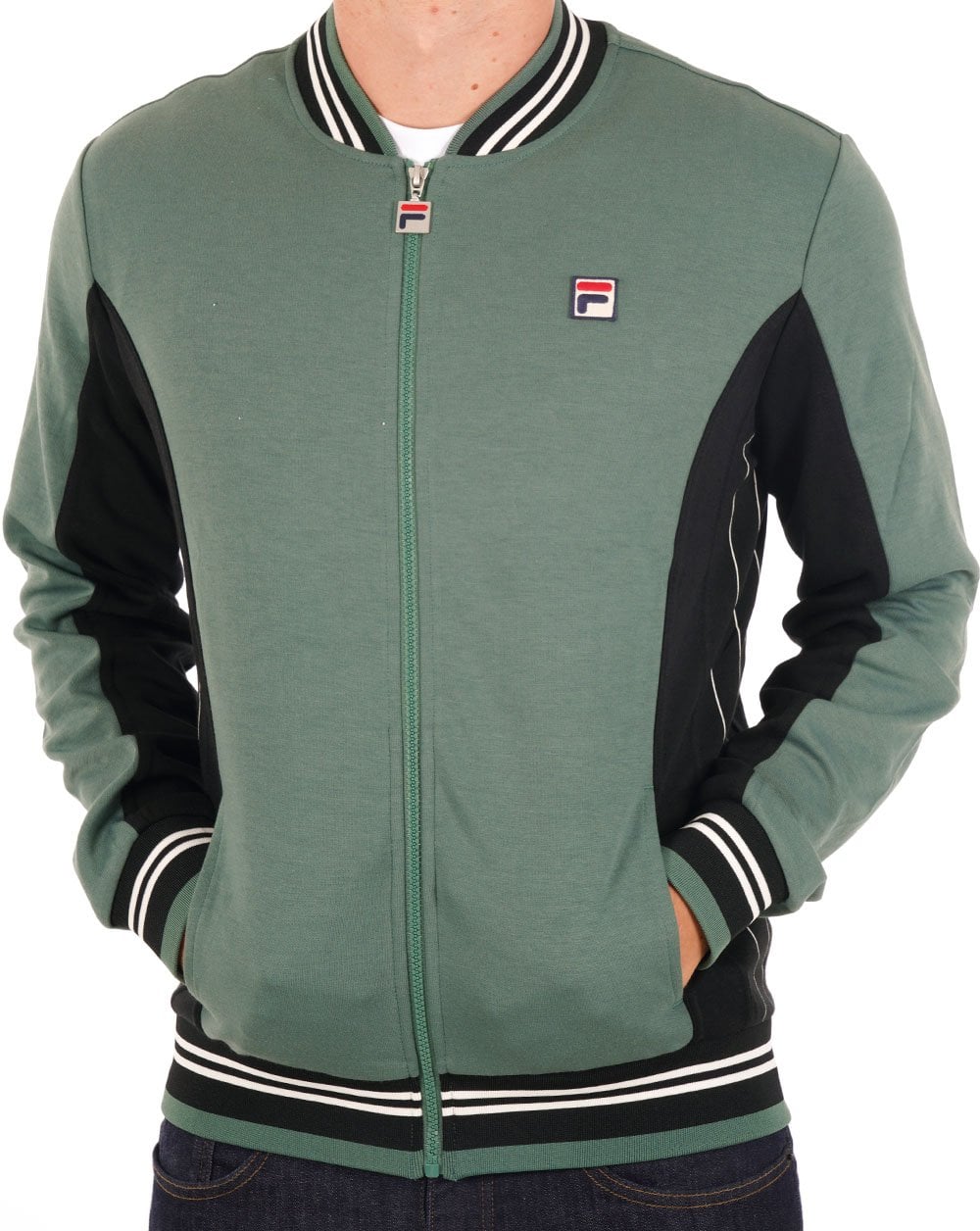 Fila Vintage Mk1 Settanta Track Top Dark Forest/Black