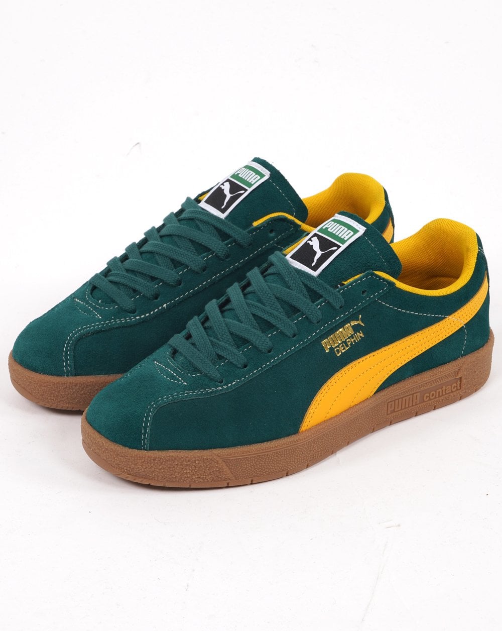 Puma Delphin Trainer Dark Green/Yellow