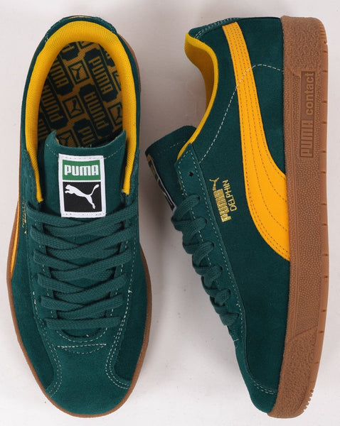 Puma Delphin Trainer Dark Green/Yellow