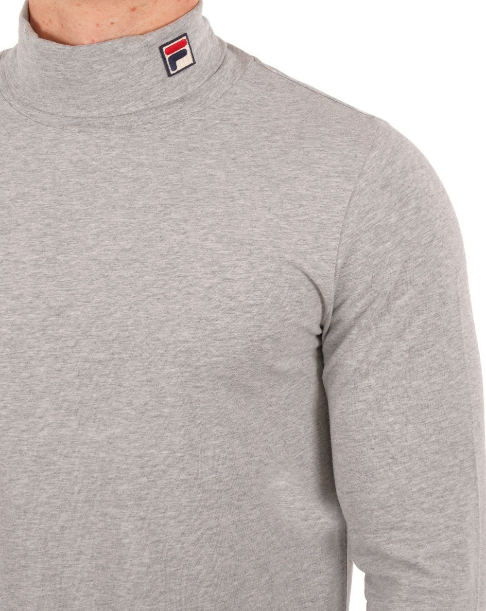 Fila Vintage 80scc Roll Neck Grey Marl