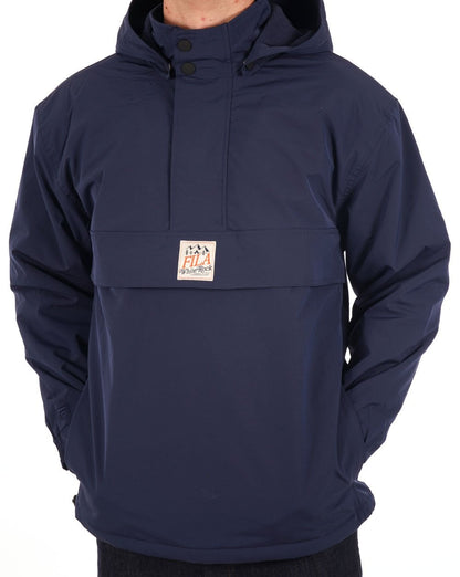 Fila White Rock Overhead Jacket Navy Blue