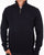 Barbour Lambswool Half Zip Navy