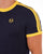Sergio Tacchini Retro T Shirt Navy / Yellow