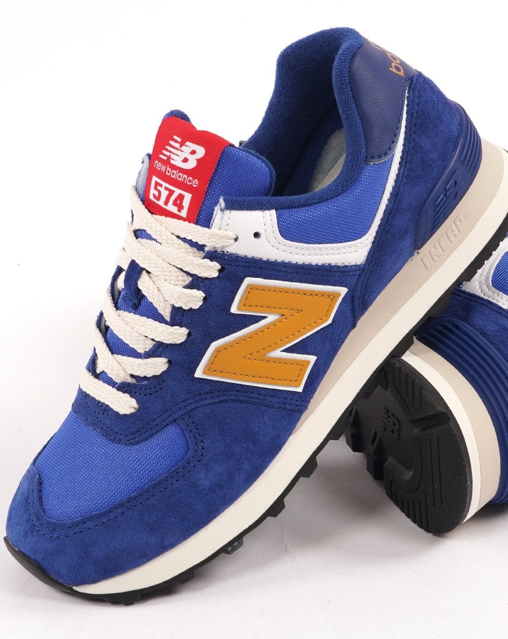 New Balance 574 Trainer Royal Blue/Yellow