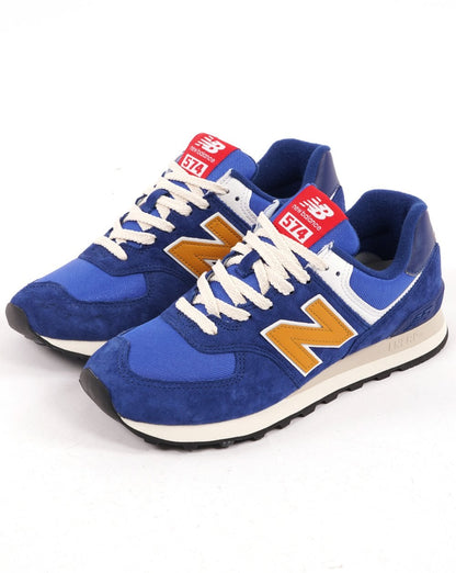 New Balance 574 Trainer Royal Blue/Yellow