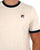Fila Vintage Ringer T Shirt Gardenia/Navy