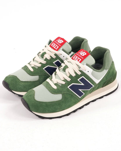 New Balance 574 Trainer Green/Navy