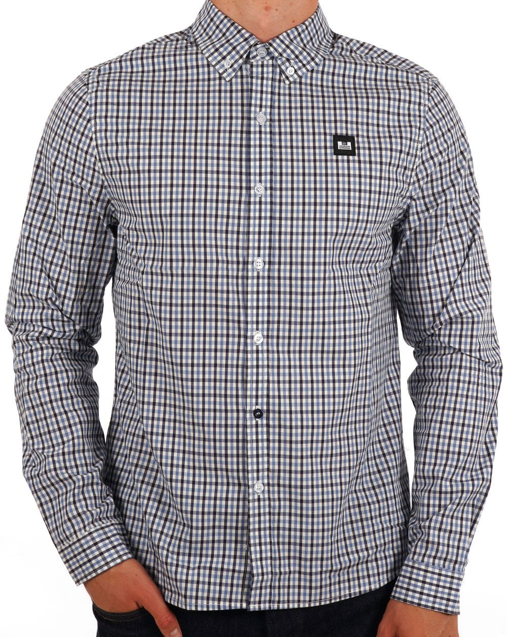 Weekend Offender Lisbon Shirt Blue Check