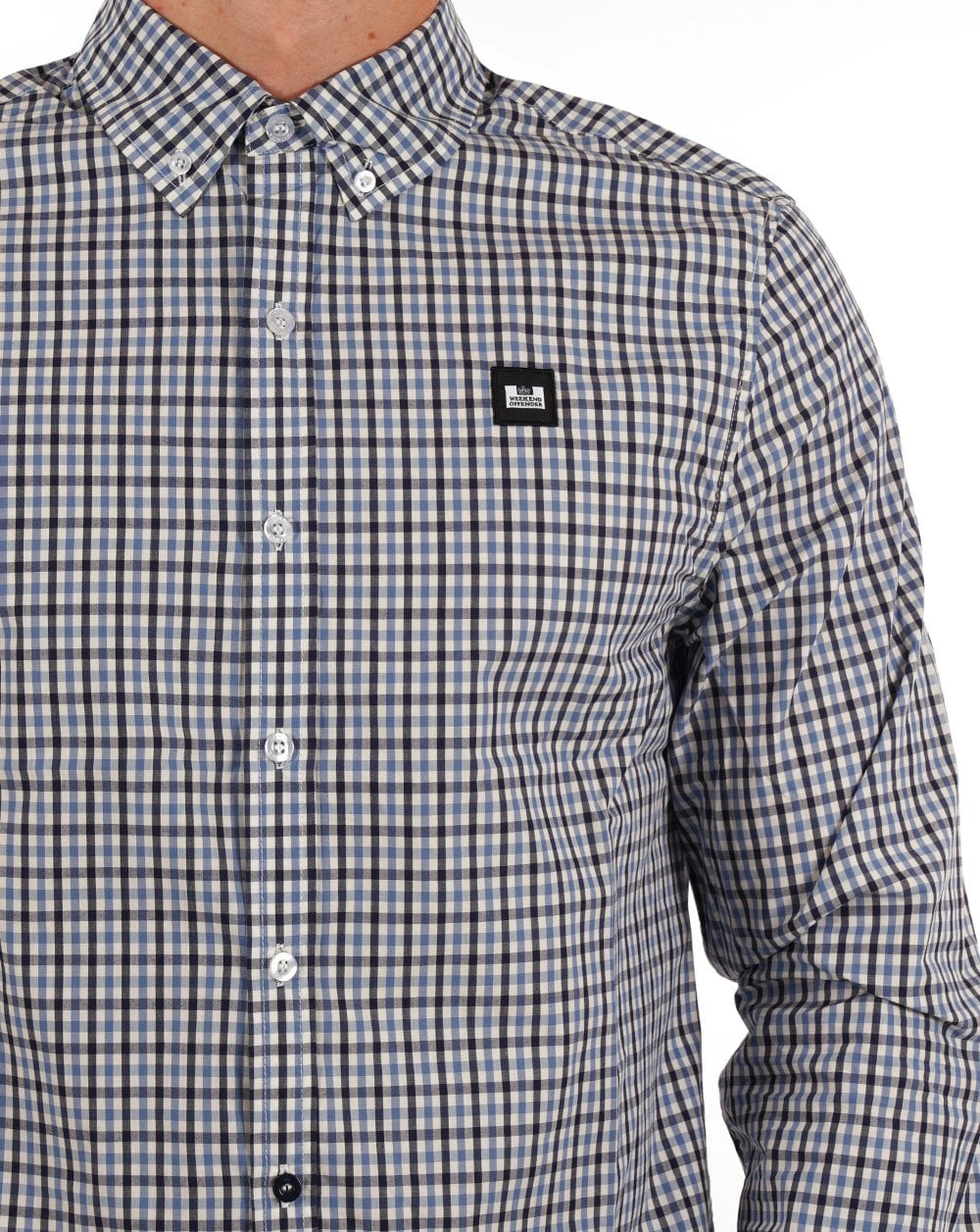 Weekend Offender Lisbon Shirt Blue Check