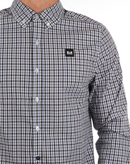 Weekend Offender Lisbon Shirt Blue Check