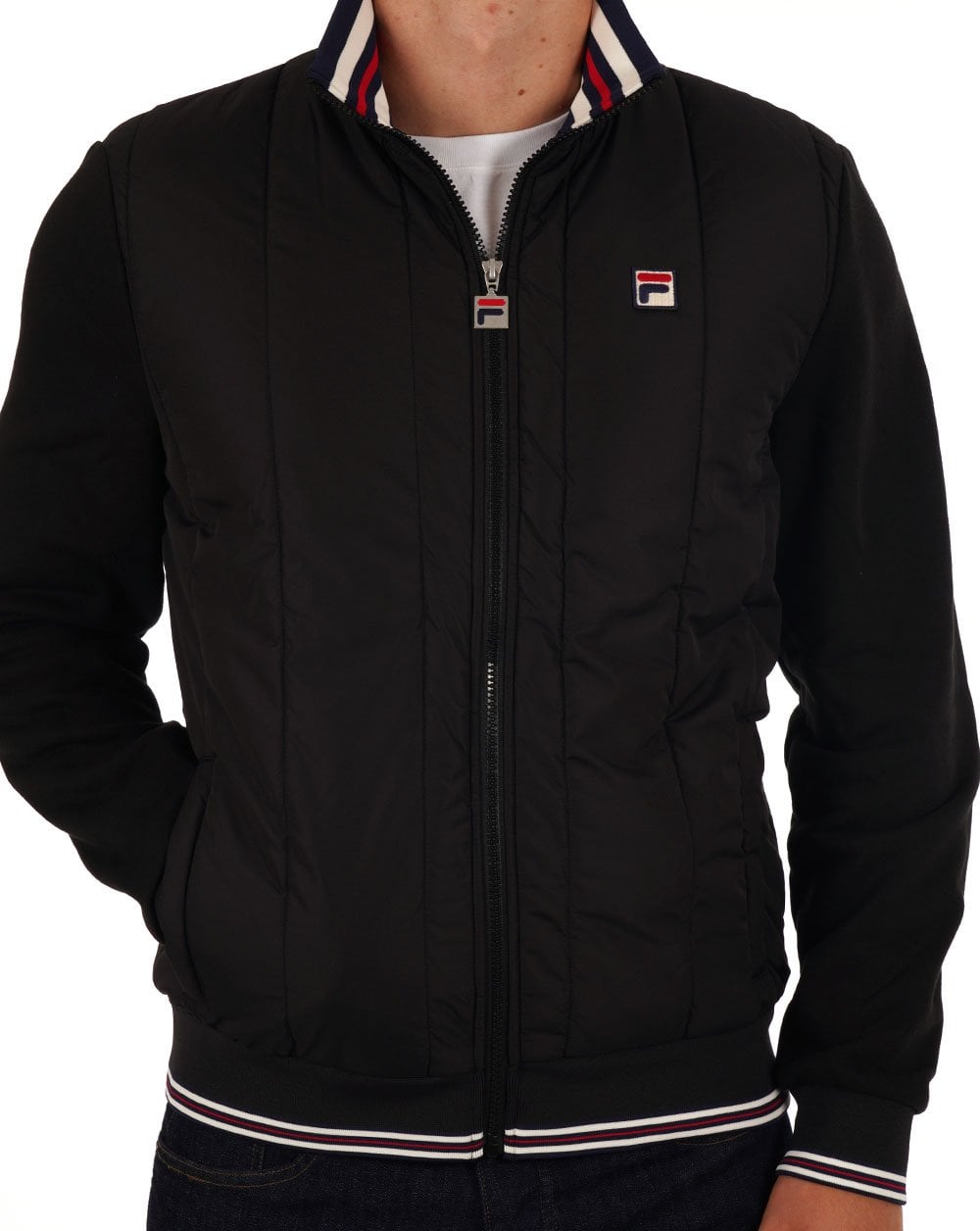 Fila Vintage Calum Puffer Jacket Black