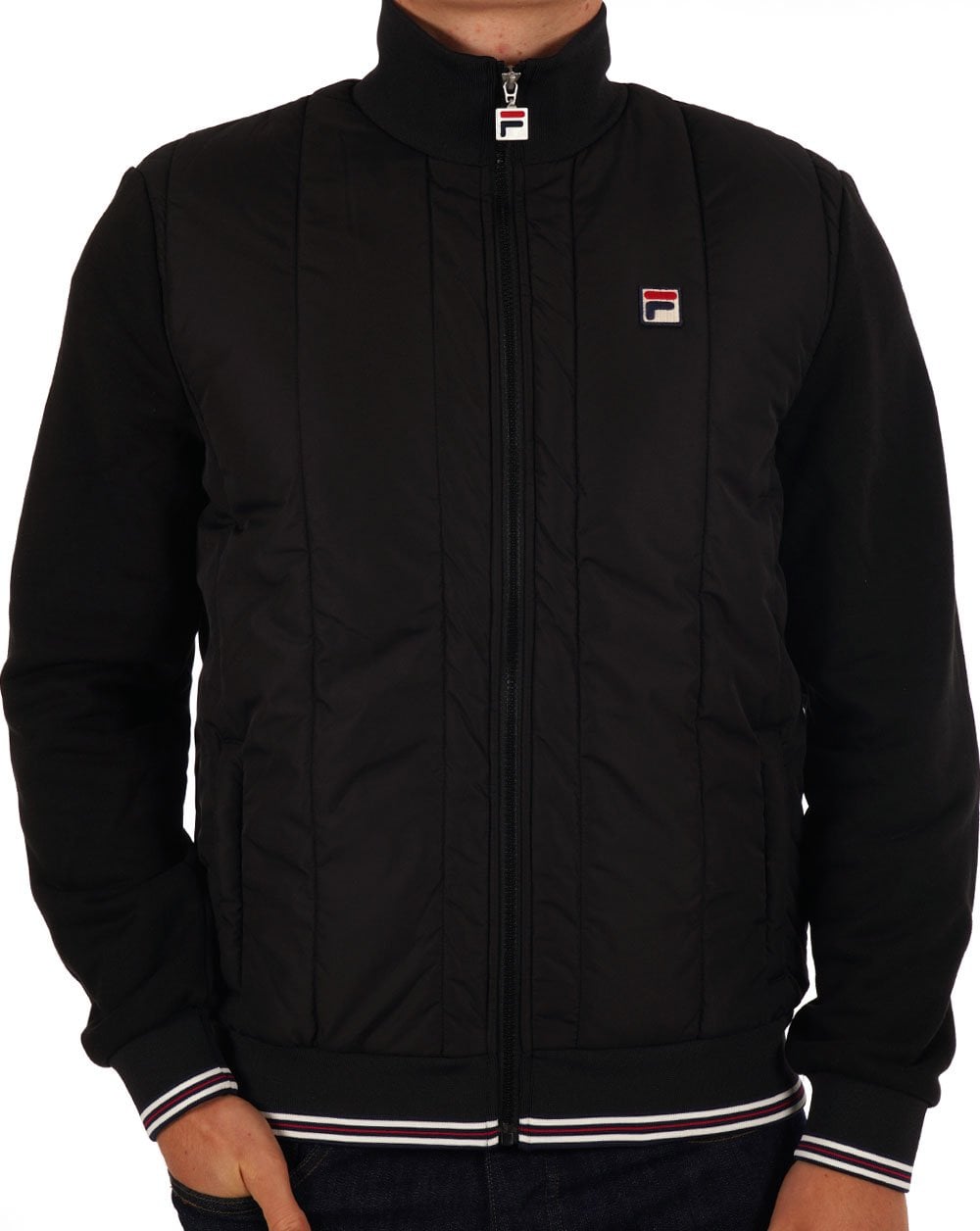 Fila Vintage Calum Puffer Jacket Black