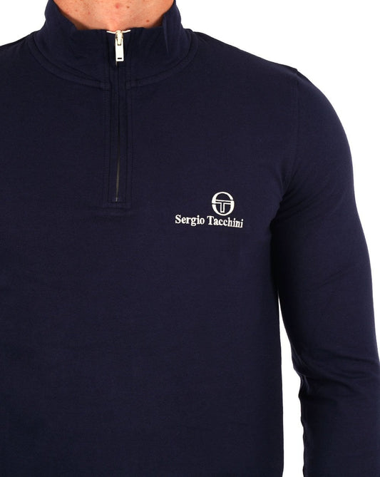 Sergio Tacchini 1/4 Zip Top Navy
