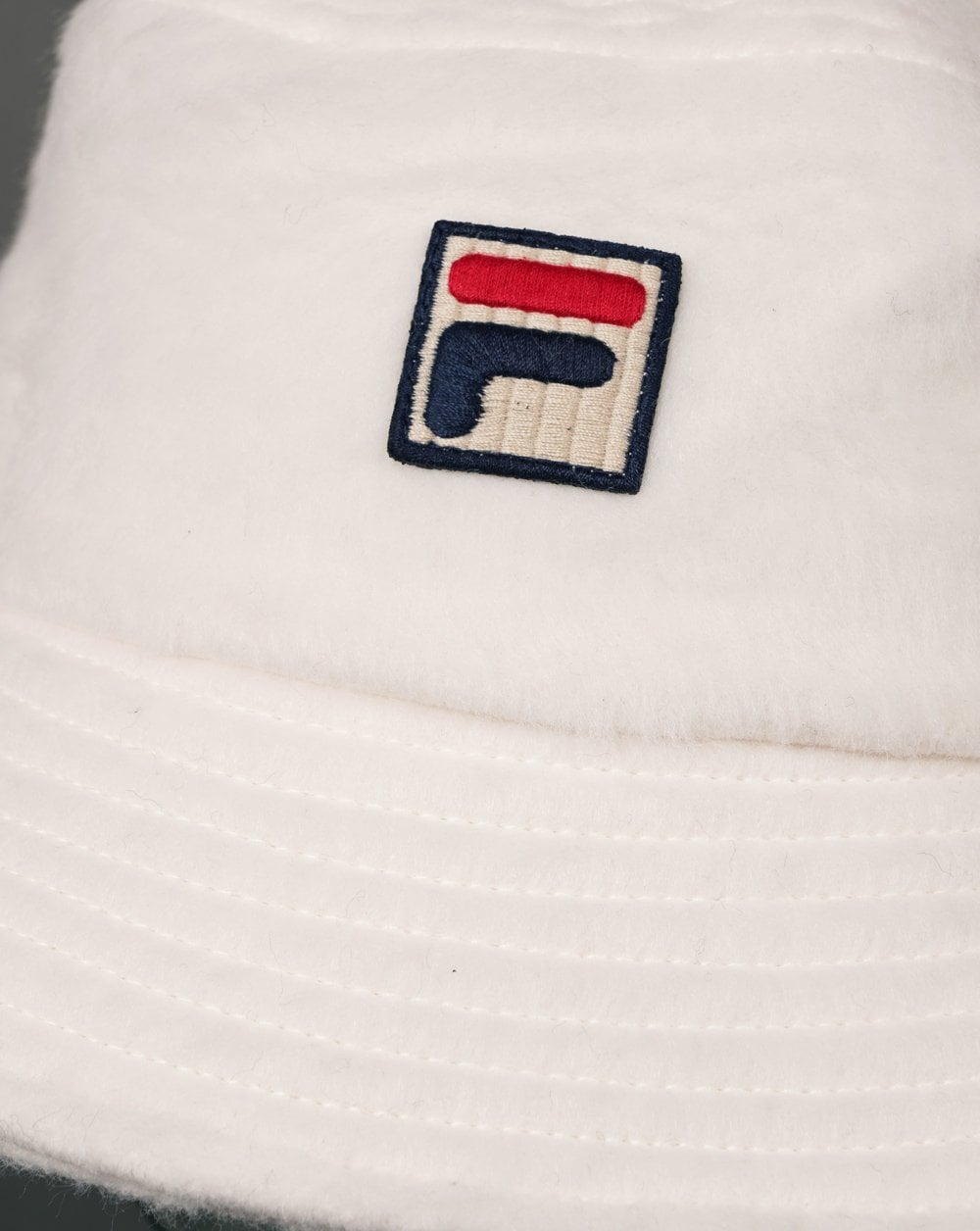 Fila Vintage Mohair Bucket Hat Gardenia