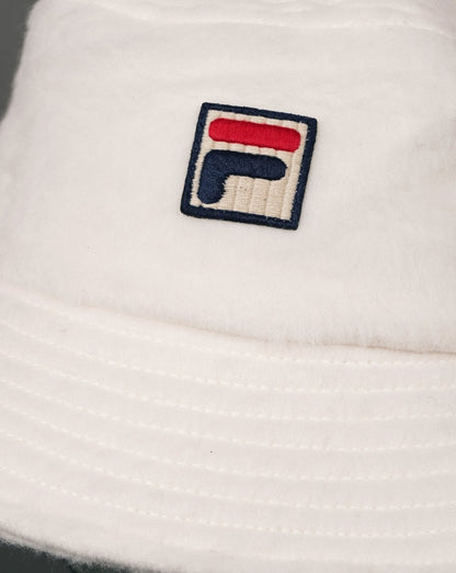 Fila Vintage Mohair Bucket Hat Gardenia