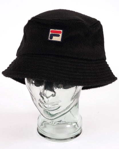 Fila Vintage Elevens Mohair Bucket Hat Black
