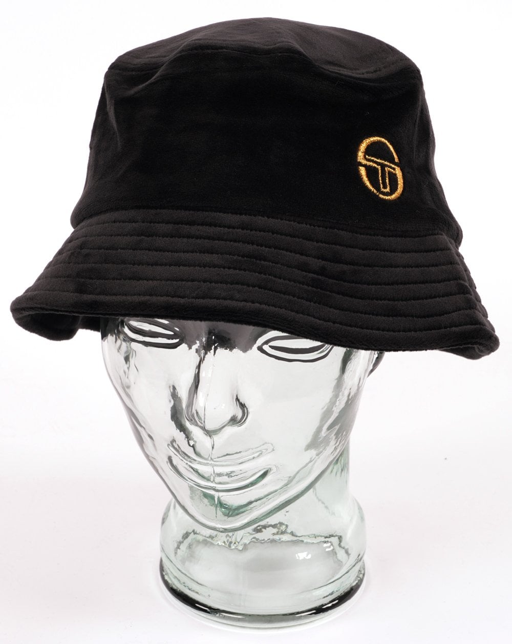 Sergio Tacchini Macky Velour Bucket Hat Black