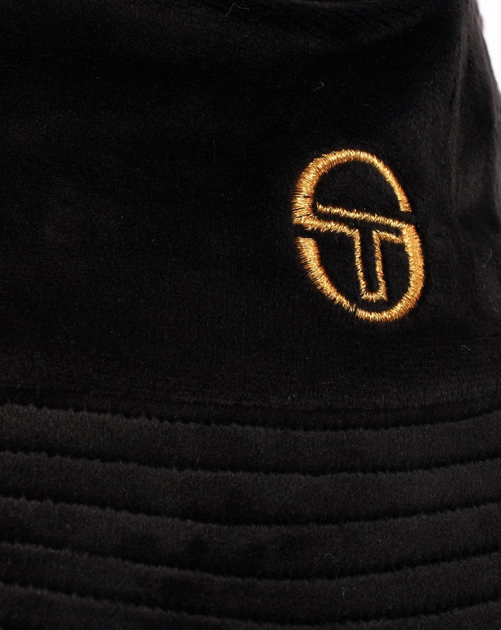 Sergio Tacchini Macky Velour Bucket Hat Black