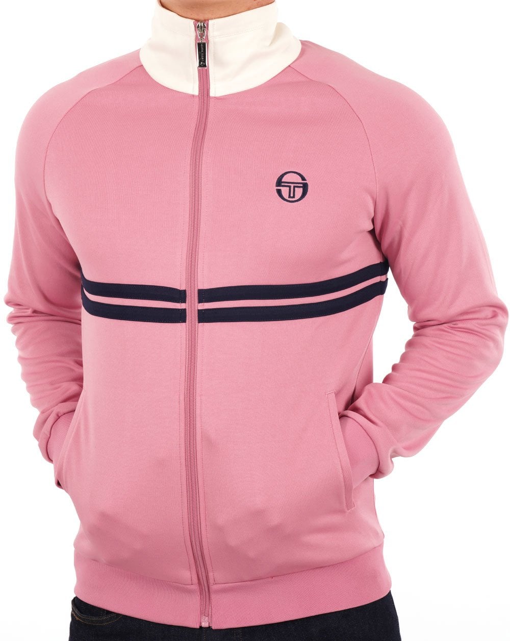 Sergio Tacchini Dallas Track Top Pink/Gardenia