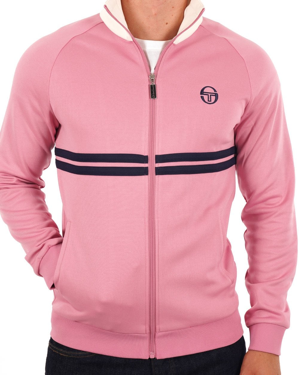 Sergio Tacchini Dallas Track Top Pink/Gardenia
