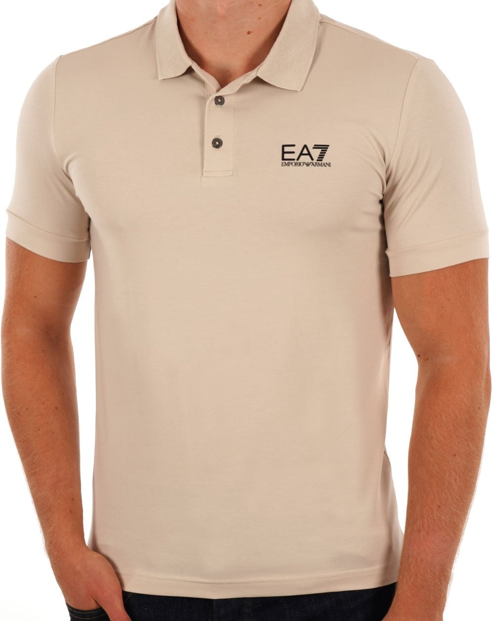 EA7 Classic Polo Shirt Stone