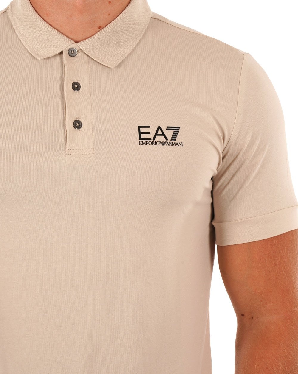 EA7 Classic Polo Shirt Stone