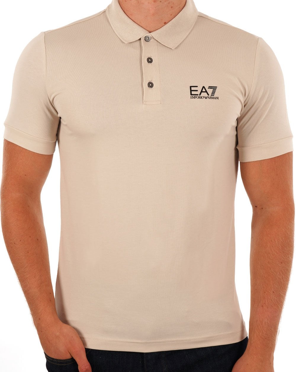 EA7 Classic Polo Shirt Stone