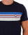 Pretty Green Hollen Chest Stripe T-shirt Navy