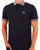 Trojan Dogstooth Collar Polo Navy