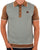 Trojan Squares Panel Knitted Polo Camel