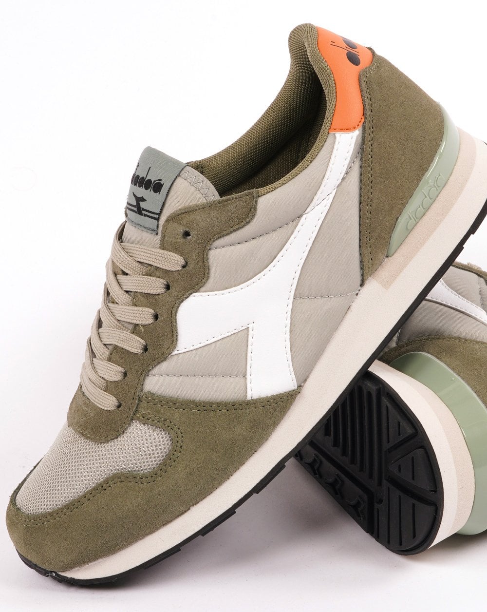 Diadora Camaro Trainers Green/Grey