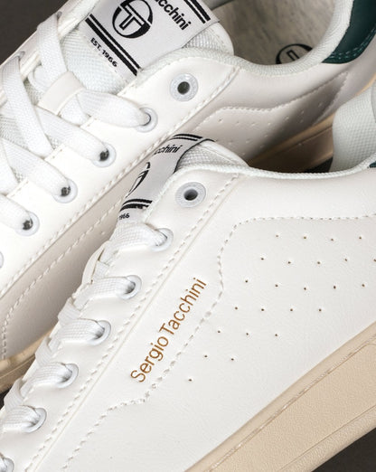 Sergio Tacchini Capri Trainers White/Dark Green