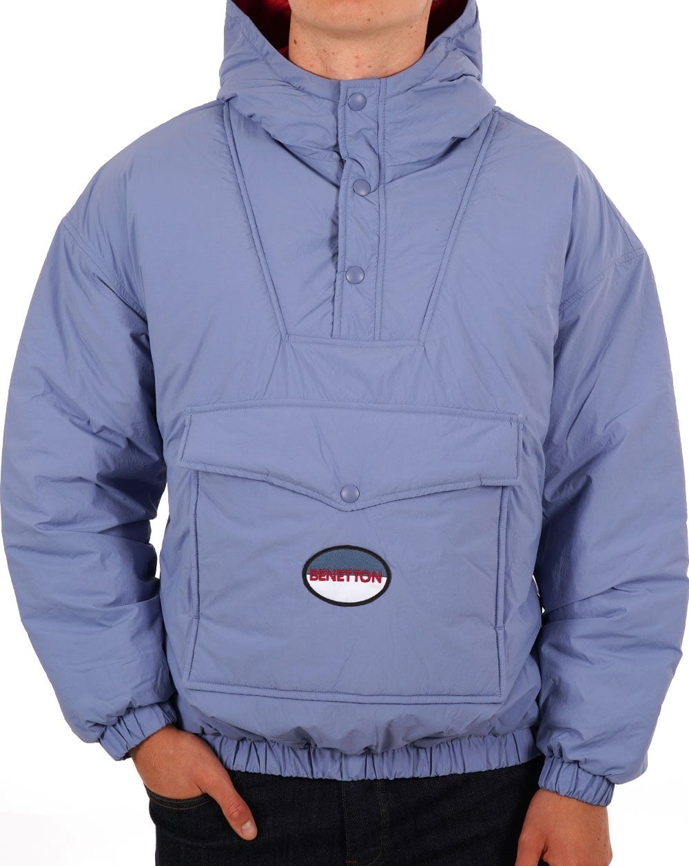 Benetton Padded OH Jacket Dusk Blue