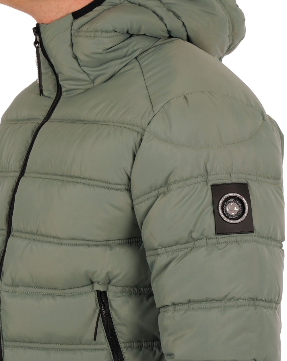 Marshall Artist Altitude Bubble Jacket Oxide Green