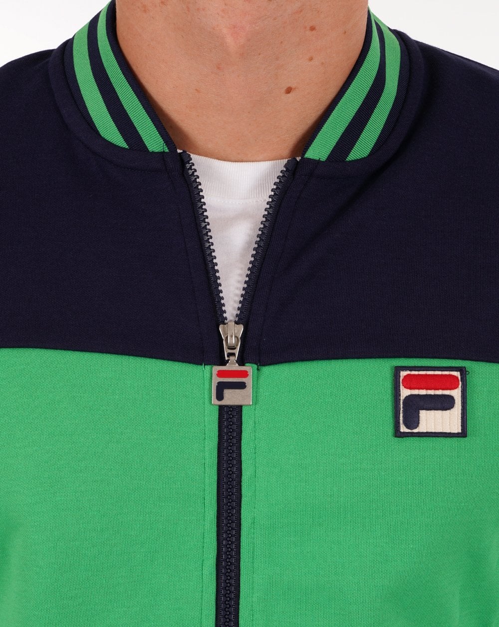 Fila Vintage Tiebreak Track Top Kelly Green