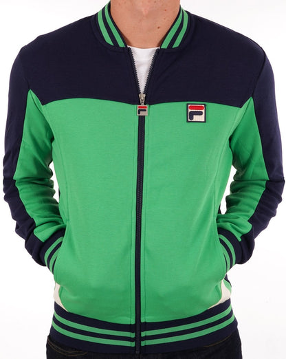 Fila Vintage Tiebreak Track Top Kelly Green