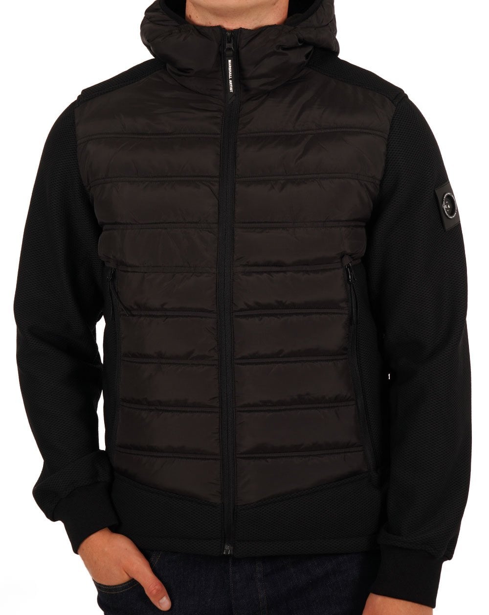 Marshall Artist Hybrid Softshell Jacket Black