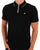Weekend Offender Zip Polo Shirt Black