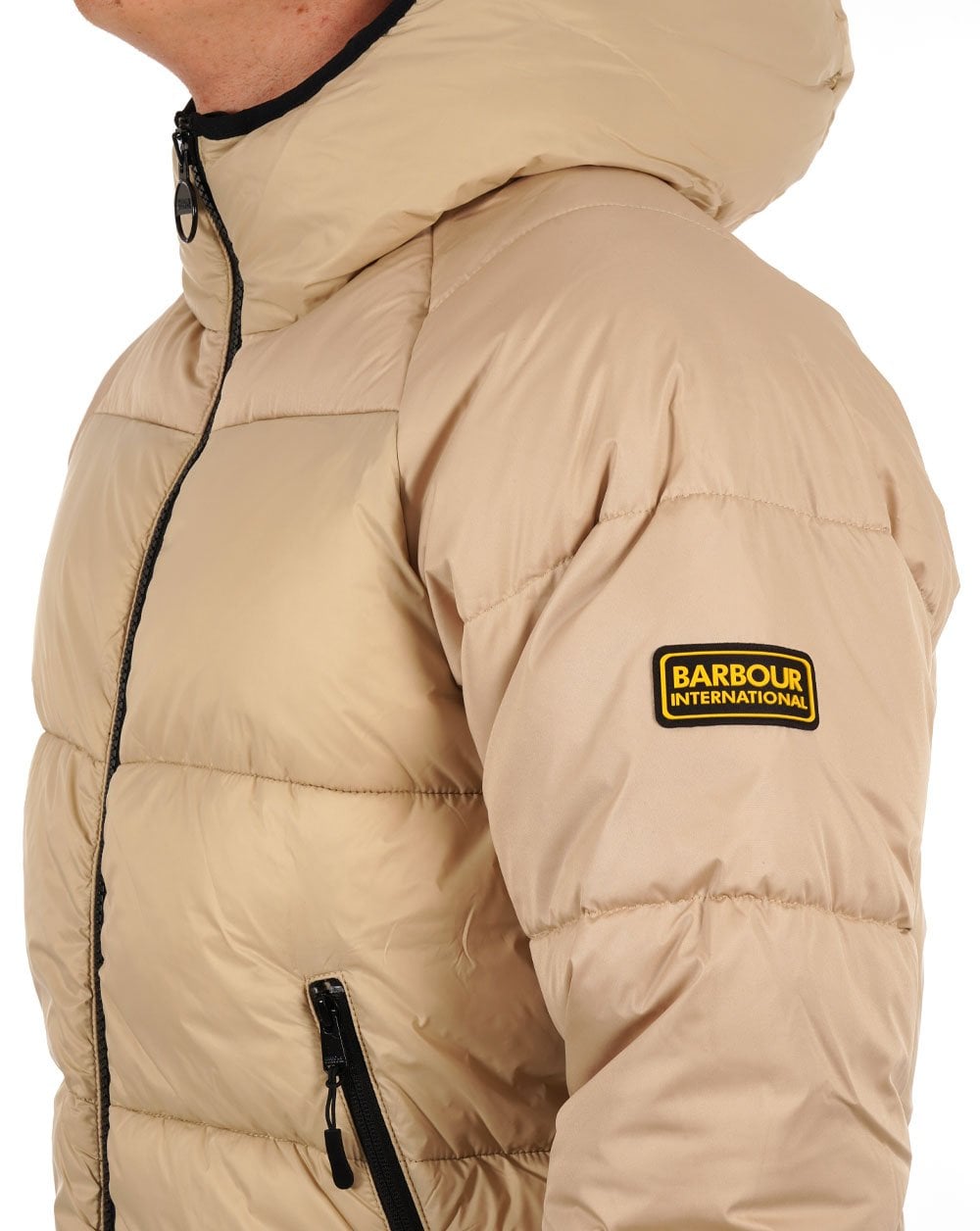 Barbour International Hoxton Quilt Jacket Stone