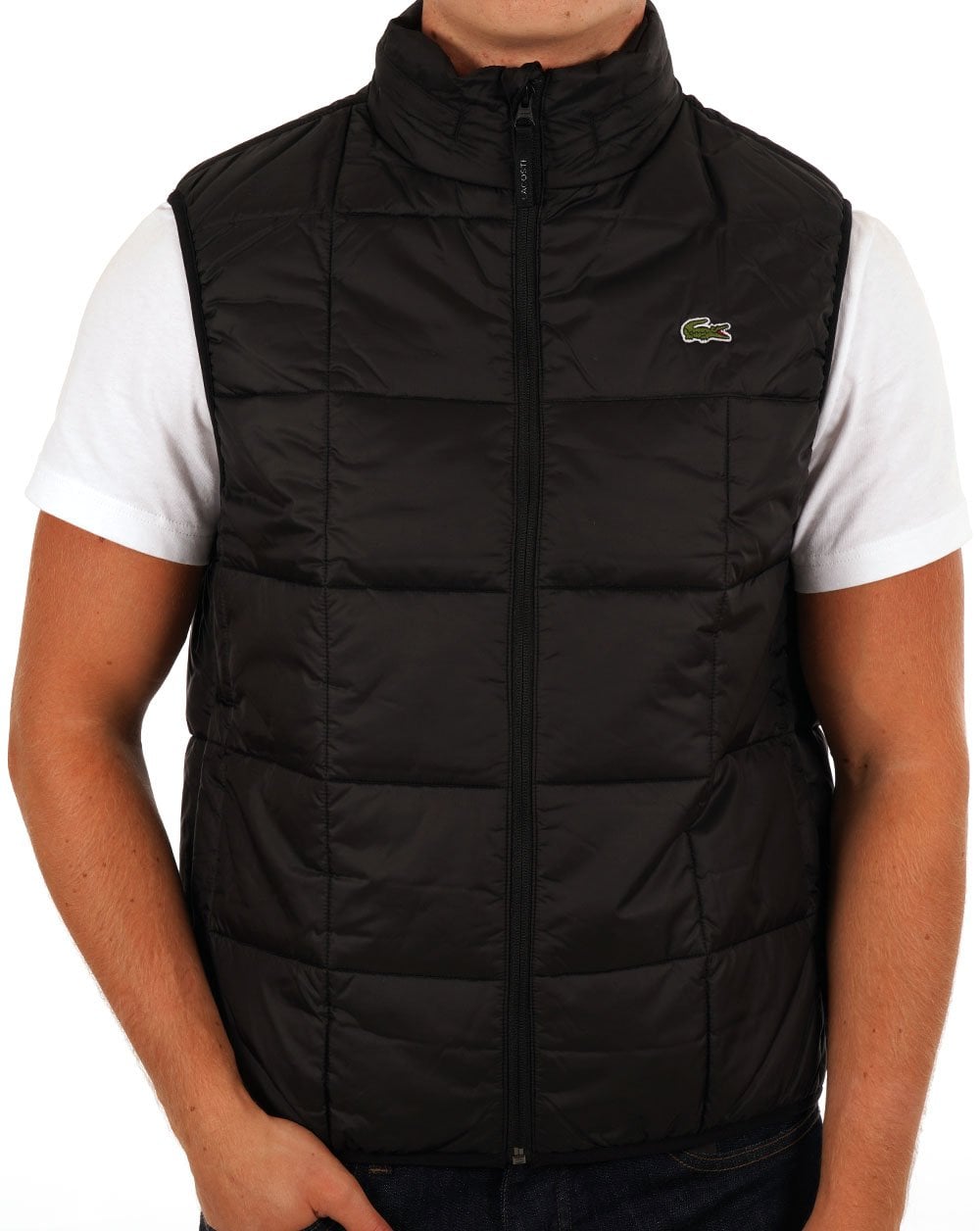 Lacoste Hooded Gilet Black