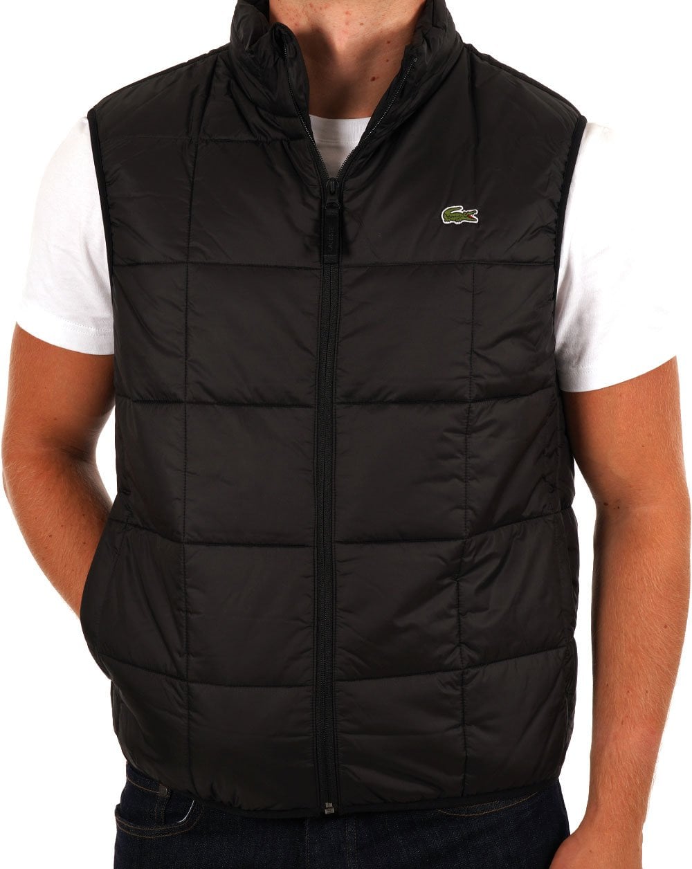 Lacoste Hooded Gilet Black