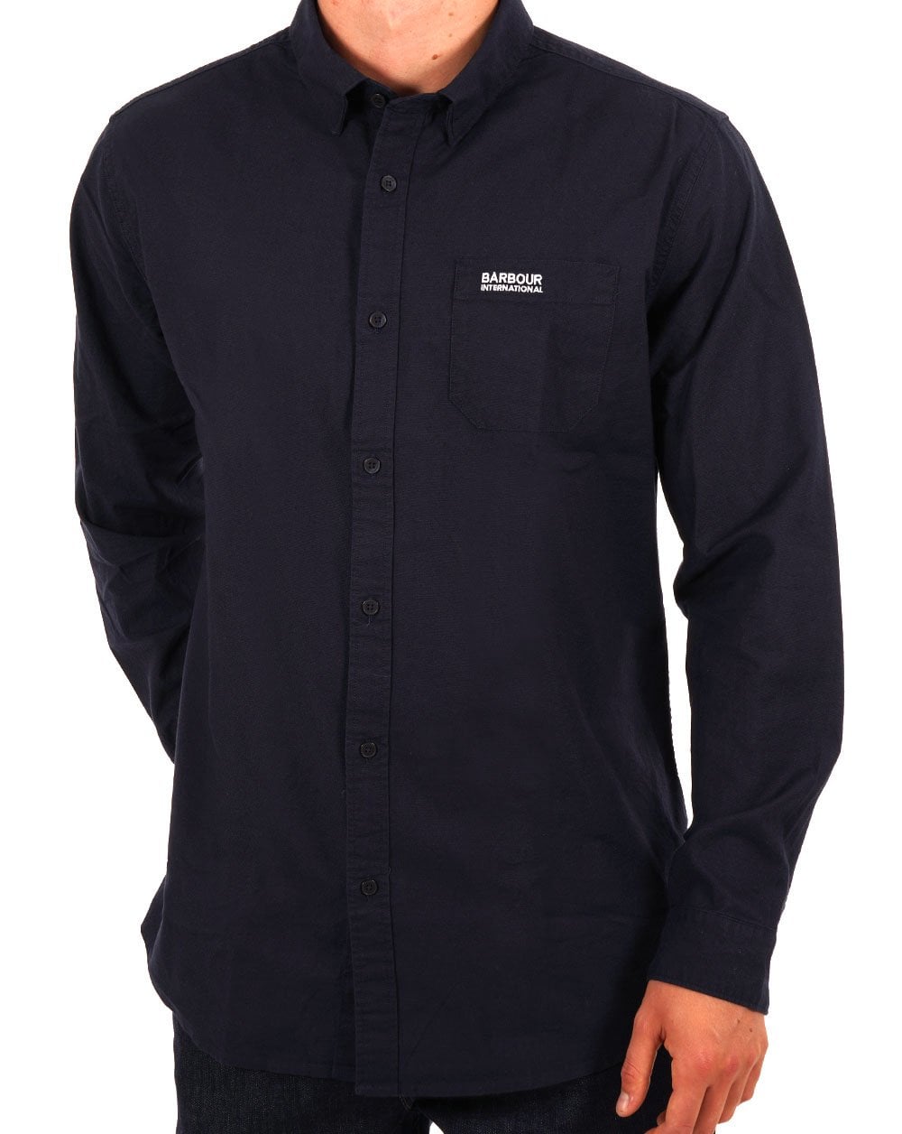 Barbour International Kinetic Shirt Navy Blue