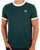 Sergio Tacchini Retro T Shirt Racing Green/White