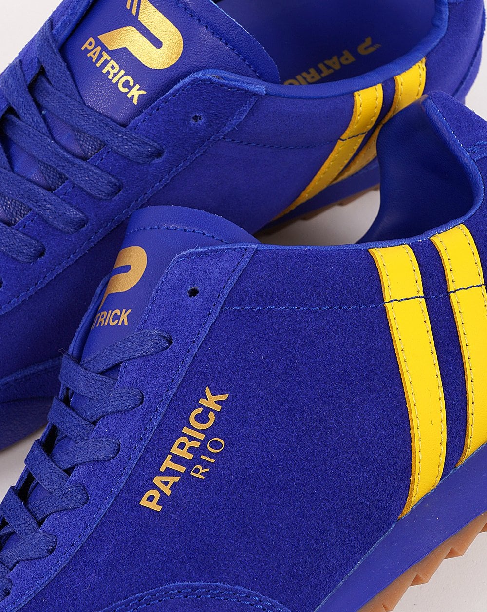 Patrick Rio Trainers Royal Yellow