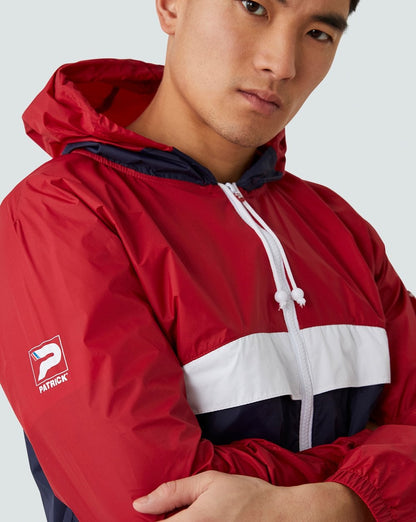 Patrick Classic Cagoule Retro Red/Navy