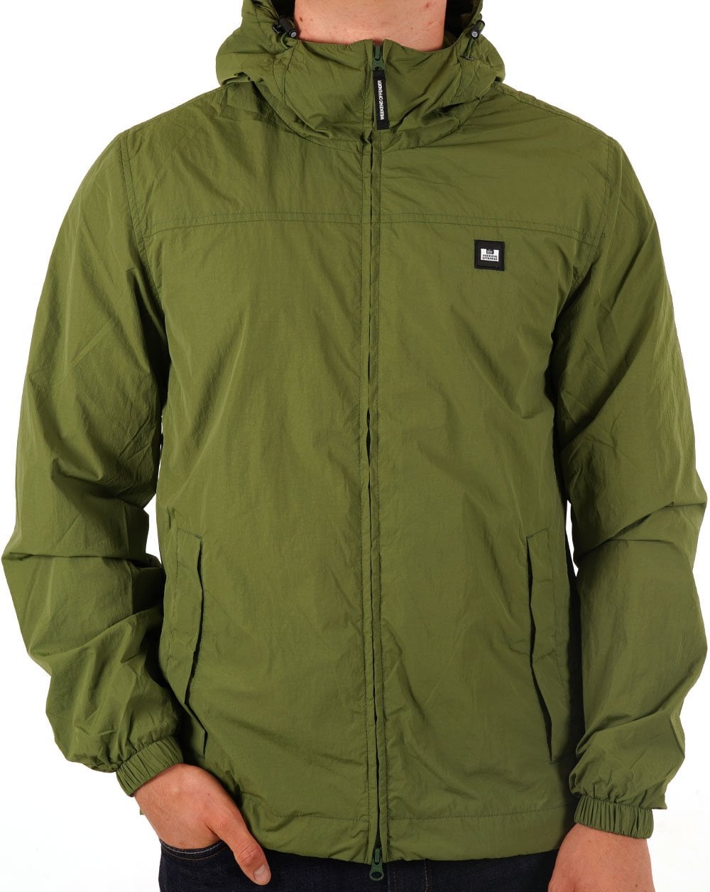 Weekend Offender Hooded Windbreaker Olive