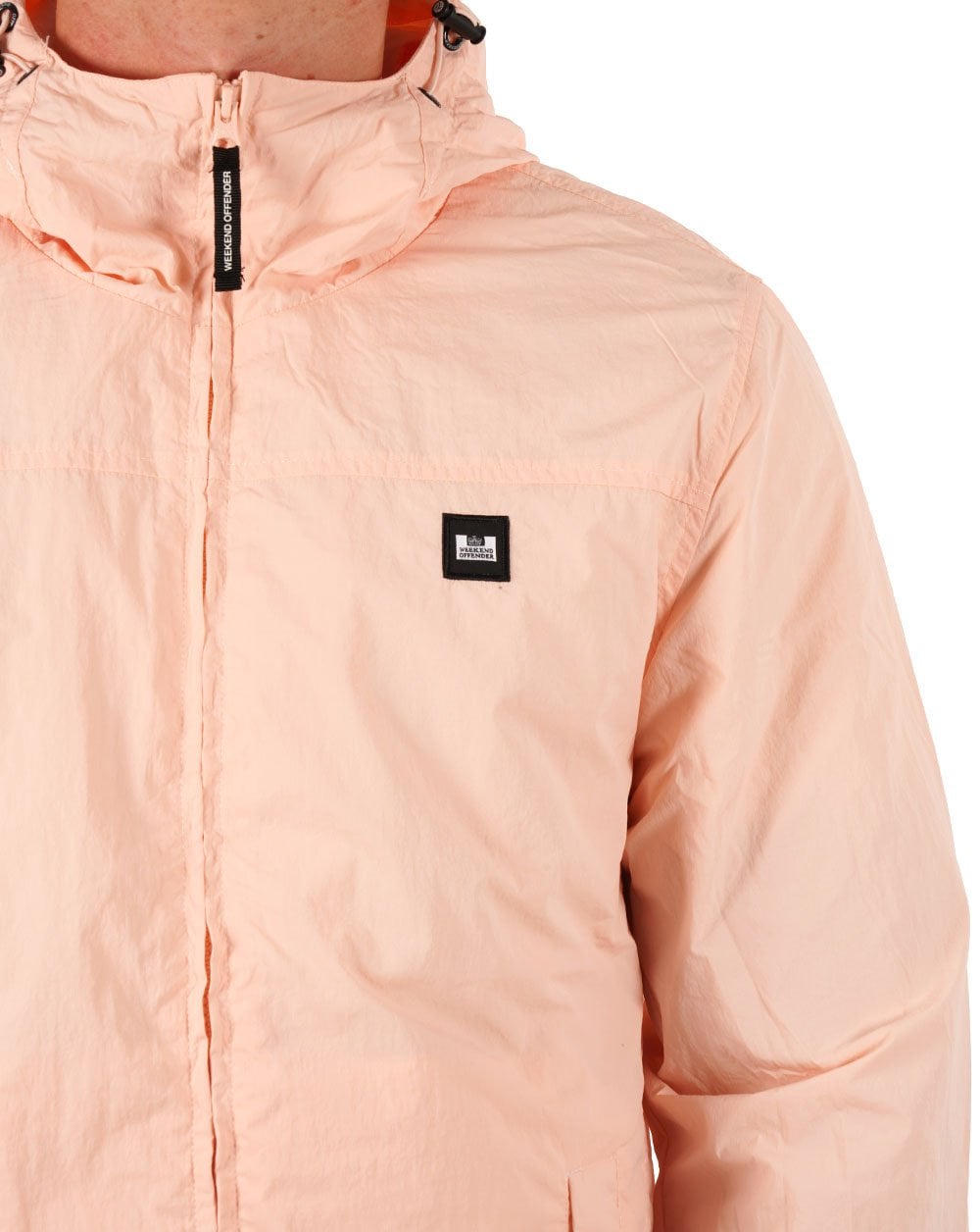 Weekend Offender Hooded Windbreaker Peach