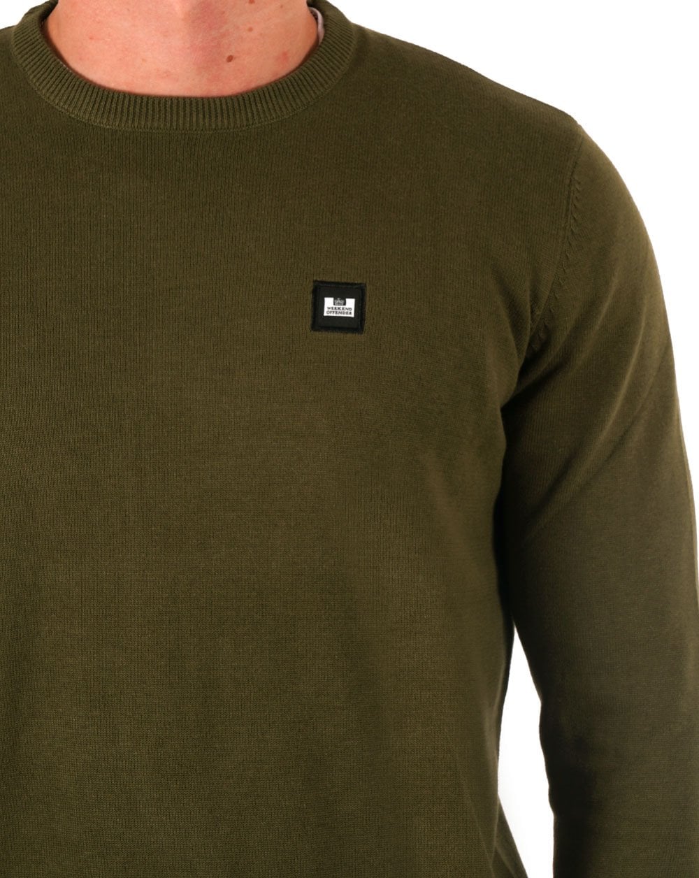 Weekend Offender Solace Knit Jumper Dark Green